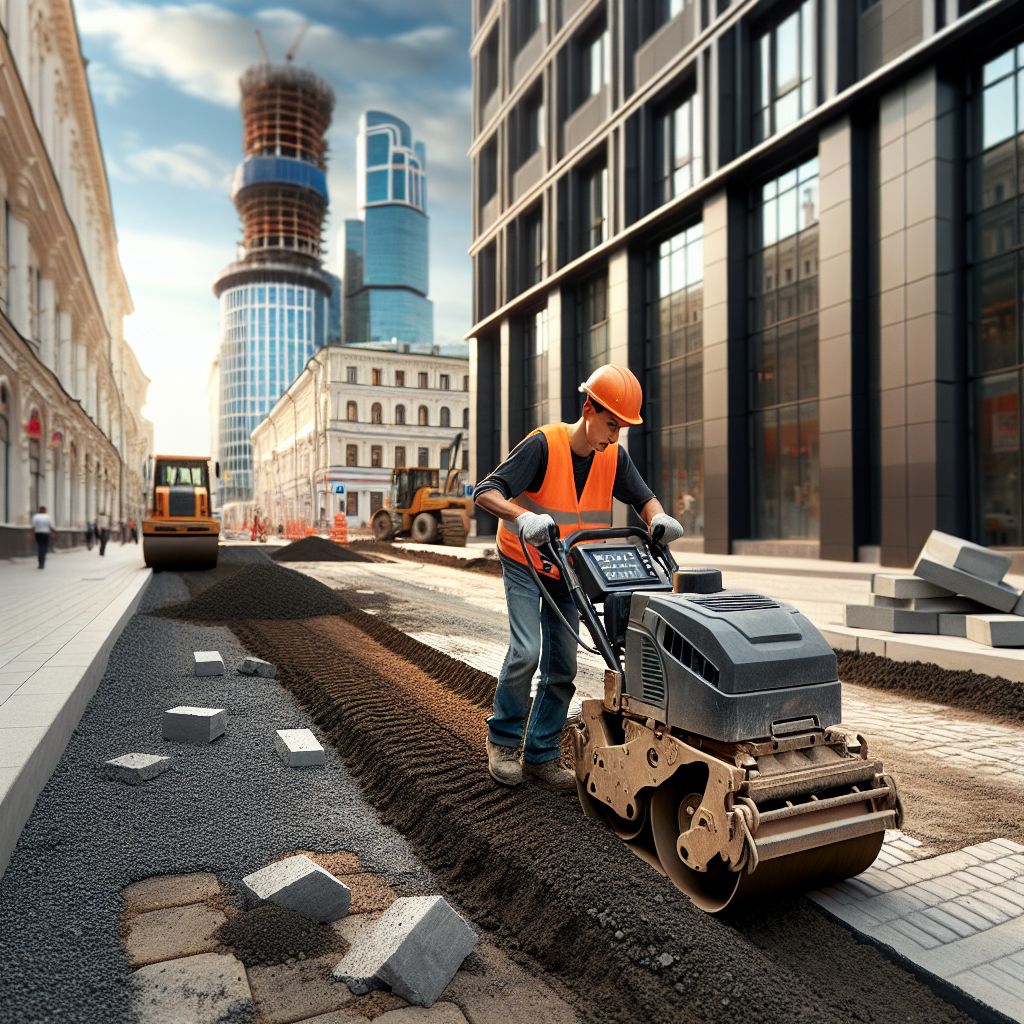 Подготовка основания под тротуарную плитку в Москве: ключевые этапы