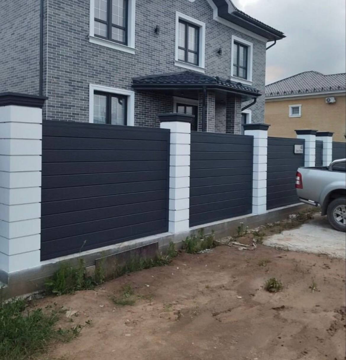 Блок наборный для столбов забора